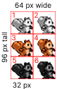 squirrel sprites