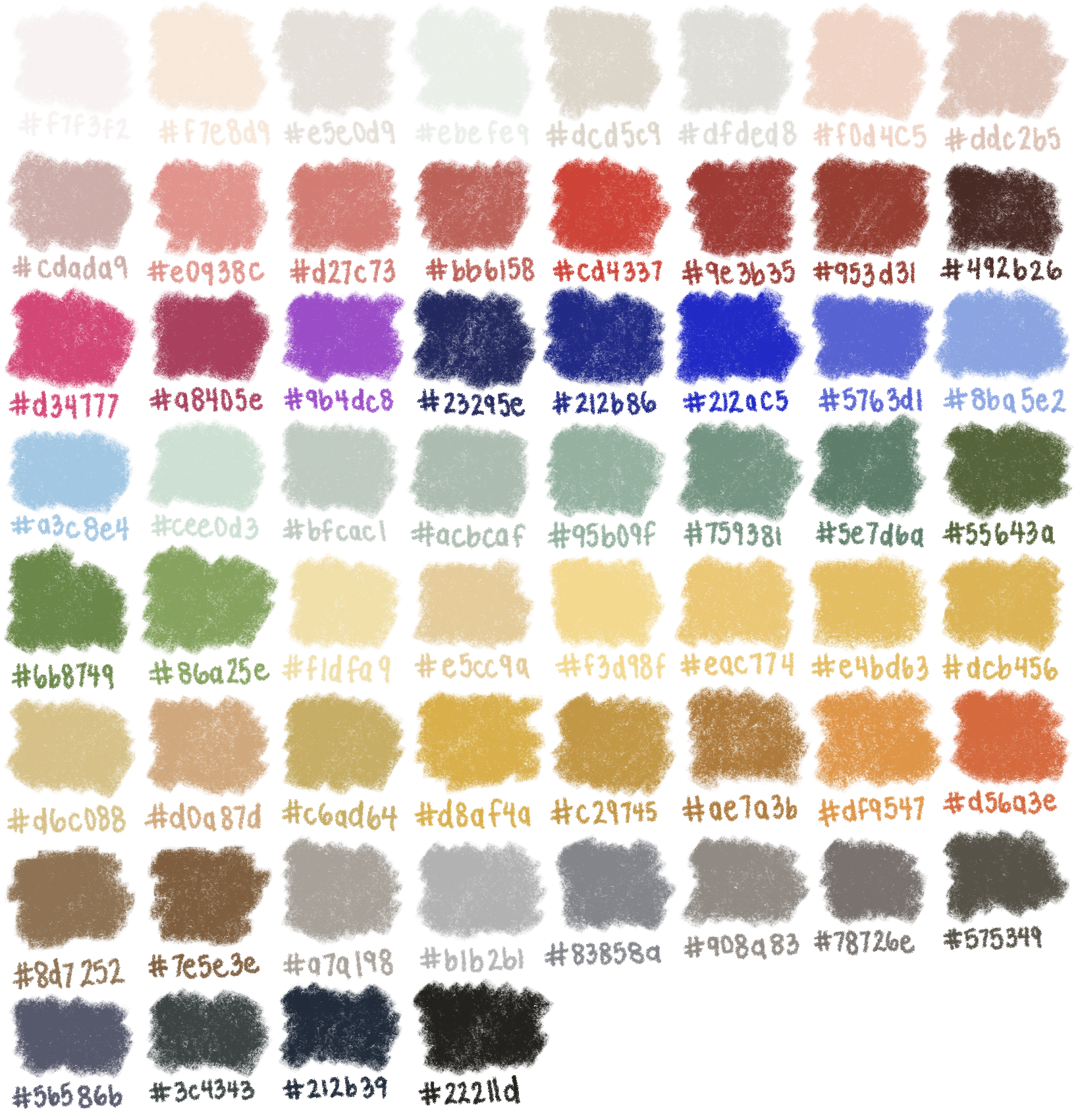 picnic antics color palette